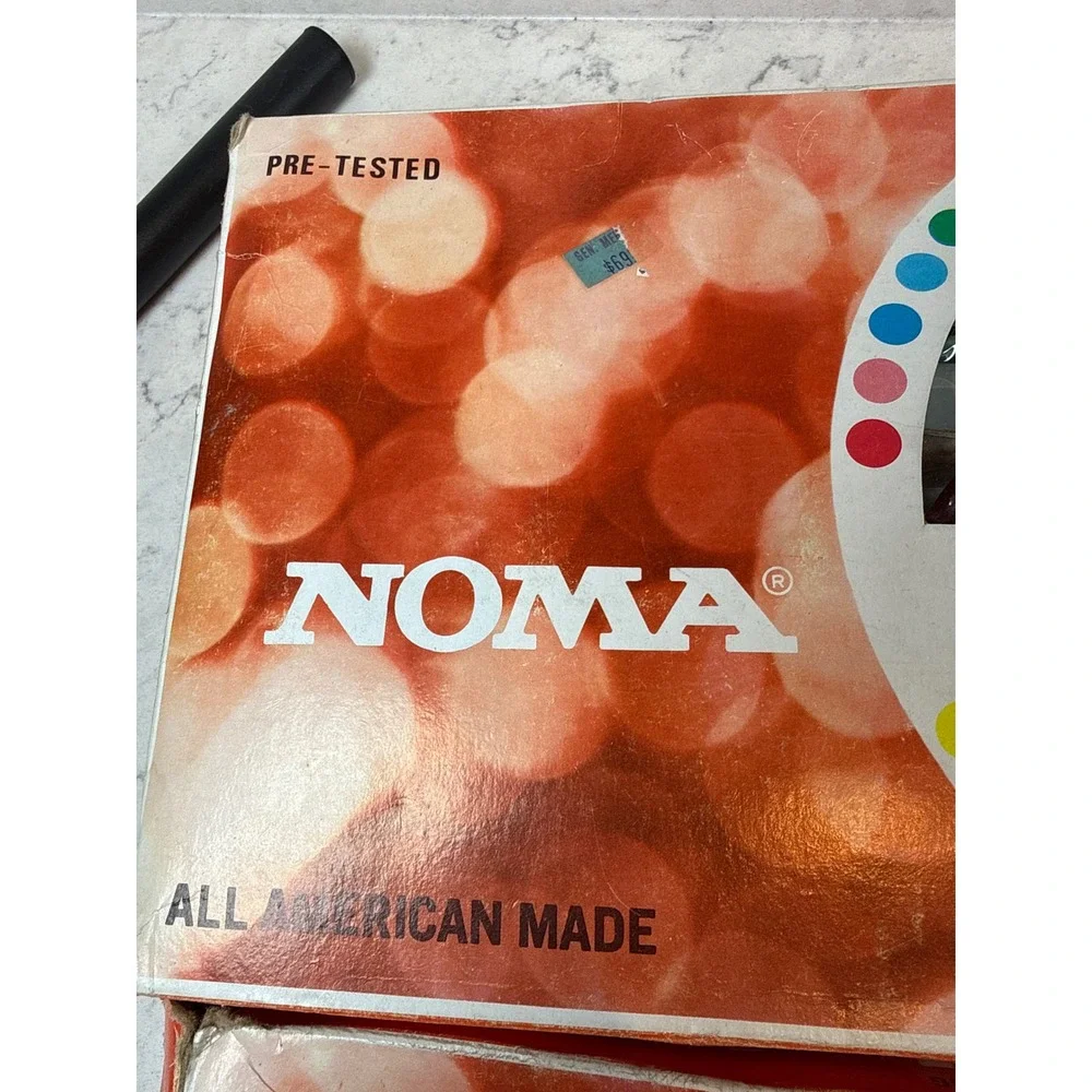 Vintage Noma Bubble Lites 7 Light Sets and‎ GKI Bethlehem 3 Pack Replacement